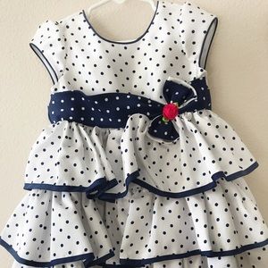 Jona Michelle Girls Polka Dot Dress